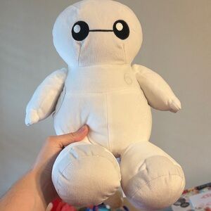Adorable White Plush Baymax Companion
